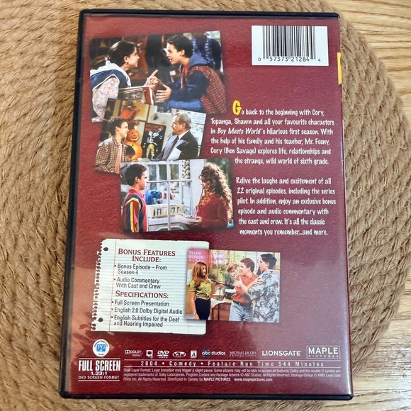 Boy Meets World The Complete First Season DVD Set - Picture 2 of 2